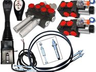 Hydraulikverteiler 4 SEK 40L SET Joystick Bowdenzug Frontlader Magnetverntil Set542 Set45232 - Wuppertal