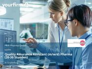 Quality Assurance Assistant (m/w/d) Pharma (20-30 Stunden) - Gräfelfing