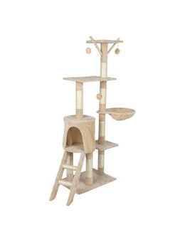 Premium Katzenkratzbaum mit Hängematte aus Sisal und Plüsch Katze - Wuppertal