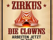 Lustiges Blechschild Personalmangel im Zirkus Politik Regierung 17x22 cm - München