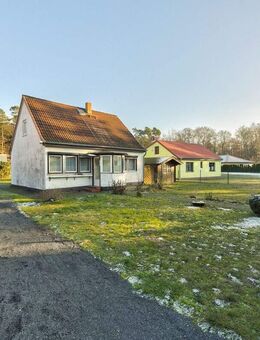 Einfamilienhaus mit zwei Finnhütten - Löwenberger Land