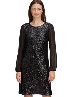 Betty&Co Partykleid Damen Partykleid mit Pailletten