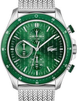 Lacoste Chronograph NEO HERITAGE 2011255, Quarzuhr, Armbanduhr, Herrenuhr, Stoppfunktion, Edelstahlarmband