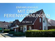 Einzigartiges, sehr gepflegtes, freistehendes Friesenhaus mit 3 Ferienwohnungen, in Top-Lage auf Norderney - Norderney