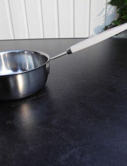 Vintage Butterpfännchen 18/8 rostfrei Stielpfännchen 3,- - Flensburg