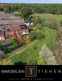 "So läuft der Hase" - Reihenmittelhaus auf Eigentumsgrundstück direkt am Wasser - Meppen