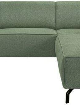 Home affaire Ecksofa Lorcan, Breite 275 cm, weiches Sitzgefühl, Massivholz- oder Metallfüße, Lederoptik, Struktur, Chenille, Boucle