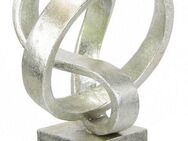 I.GE.A. Dekofigur Moderne Deko Skulptur (1 St), Ornamente Statue Dekoration Figuren Geschenkidee, silber