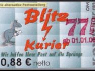 Blitz-Kurier: MiNr. 15 A, 00.00.2006, "2. Ausgabe, Aushilfsausgabe III", Wert zu 0,77 auf 0,88 EUR netto, mattes Papier, postfrisch - Brandenburg (Havel)