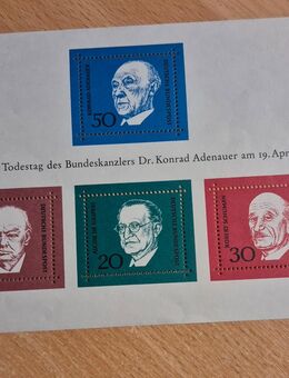 Zum ersten Todestag des Bundeskanzler - Lohfelden
