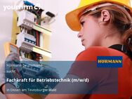 Fachkraft für Betriebstechnik (m/w/d) - Dissen (Teutoburger Wald)