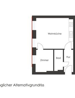 Altbauwohnung nahe Viktoria Park Schöneberg am S-Bahnhof Julius-Leber-Brücke (S1) - Berlin