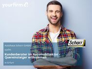 Kundenberater im Automobilsektor - Quereinsteiger willkommen - Erfurt