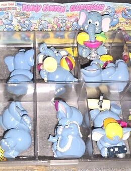 Komplett - Ü-Ei - Funny Fanten - Sammlerkiste - Alle Figuren - Mit 2 BPZ - 1995 - Berlin Reinickendorf