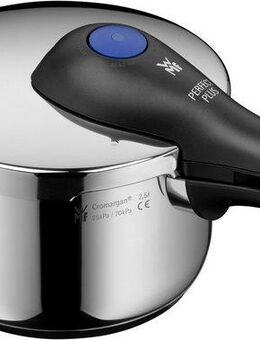 WMF Schnellkochtopf Perfect Plus, Cromargan® Edelstahl Rostfrei 18/10, Dampfkochtopf mit abnehmbarem Deckelgriff, Induktion