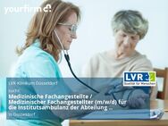 Medizinische Fachangestellte / Medizinischer Fachangestellter (m/w/d) für die Institutsambulanz der Abteilung Allgemeine Psychiatrie 2 - Düsseldorf