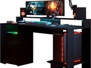 Parisot Kinderschreibtisch Gaming, Gamingtisch, Jugendschreibtisch, Schreibtisch, inkl. LED Beleuchtung