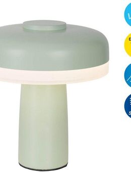 näve LED Tischleuchte Pilu, Dimmfunktion, USB-Ladefunktion, LED wechselbar, Warmweiß, Akku, inkl. USB-Kabel 80cm, stufenweise dimmbar per Berührungssensor