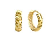 Fascination by Ellen K. Paar Creolen 375 Gelbgold diamantiert