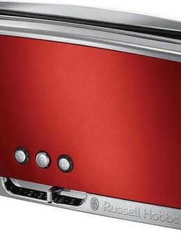 RUSSELL HOBBS Toaster Luna Solar Red 23250-56, 1 langer Schlitz, für 2 Scheiben, 1420 W
