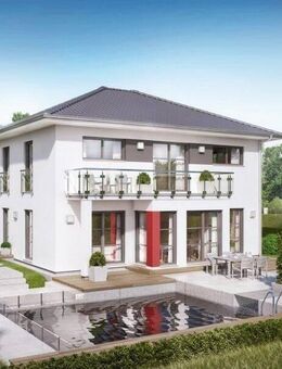 Vom Balkon in die Ferne blicken, perfektes Haus + Keller - Wertheim