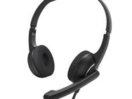 Hama PC-Office-Headset "HS-P150 V2", Stereo, Schwarz, Headset PC-Headset (Frequenzbereich Mikrofon + Kopfhörer: 100 Hz-6 kHz + 20 Hz-20 kHz)