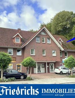 Kapitalanlage! Gepflegte 2-Zimmer-OG-Wohnung mit Stellplatz in absolut zentraler Lage von Edewecht - Edewecht