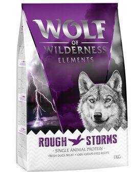 Wolf of Wilderness Adult "Wild Hills" Ente - getreidefrei -1 kg: Ente Elements Sensitiv (Rough Storms)