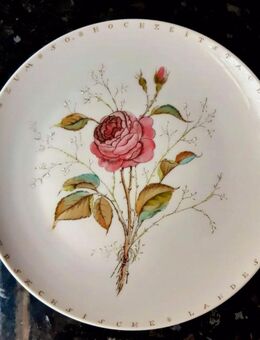 Wandteller von Fürstenberg . Zum 50. Hochzeitstage - Hannover Buchholz-Kleefeld