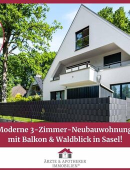Moderne 3-Zimmer-Neubauwohnung mit Balkon & Waldblick! - Hamburg