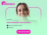 Sales Consultant / Account Manager Pharmaindustrie (m/w/d) - Karlsruhe