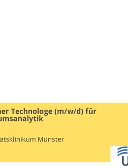 Medizinischer Technologe (gn*) für Laboratoriumsanalytik - Münster