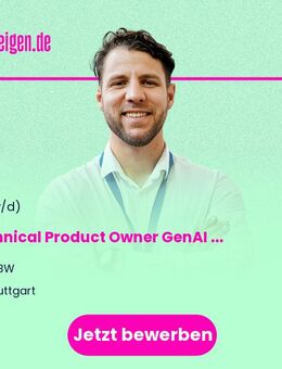 Technical Product Owner GenAI & Analytics (m/w/d) - Stuttgart