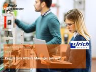 Regulatory Affairs Manager (m/w/d) - Ulm
