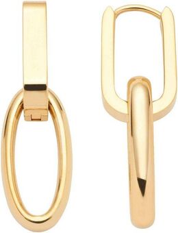 LEONARDO Paar Creolen Ohrringe Mathilde, Einhänger abnehmbar