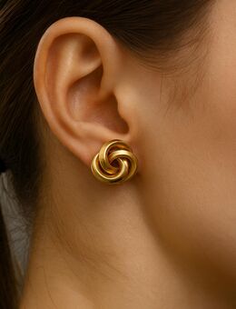 Ohrstecker 333er Gelbgold - Herne