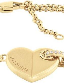 Tommy Hilfiger Armkette BOLD HEARTS, Herz, 2780928, 2780929, mit Emaille - mit Glasstein