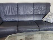 Couchgarnitur, Echtleder 3/2/1 - Wilnsdorf