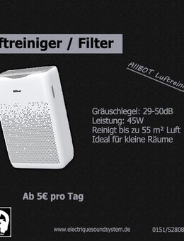 [VERMIETUNG] Luftreiniger / AIIBOT Luftreiniger - Magdeburg