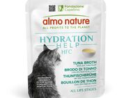 5 + 1 gratis! 6 x 50 g Almo Nature HFC Hydration Help - Thunfischbrühe mit Thunfischfilet