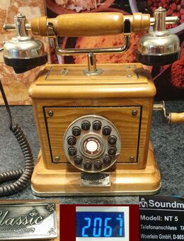 Soundmaster NT5 Nostalgietelefon, 30 er Jahre Stil Telefon, Retro - Berlin