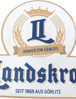 Landskron Brauerei - magnetisches Schild - 17,3 x 15,3 cm - Doberschütz