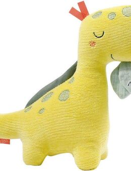 Fehn Kuscheltier Happy Dino, mit »Glow-in-the-dark«-Bestickung & Nachtlicht-Modul