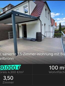 Schöne ,helle, stylische und sanierte Wohnung in Heilbronn Neckargartach - Heilbronn