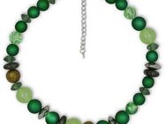 Firetti Collier verschiedene Grüntöne, modern, Made in Germany - mit Kunststoffperle