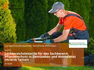 Sachbereichsleiter/in für den Sachbereich Pflanzenschutz in Gemüsebau und Warndienst (m/w/d) Teilzeit - Köln