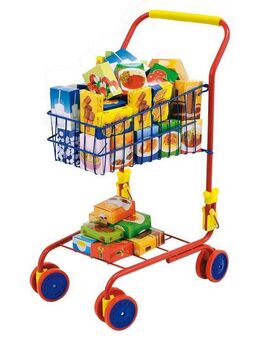 Bayer Spiel-Einkaufswagen