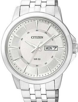 Citizen Quarzuhr BF2011-51AE, Armbanduhr, Herrenuhr, Damenuhr, Edelstahlarmband, Datum