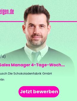 B2B Sales Manager (m/w/x) 4-Tage-Woche - Berlin