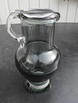 Rauchglas Krug Karaffe Vase 20 cm Glas grau 1290 g Deko Vintage 12,- - Flensburg
